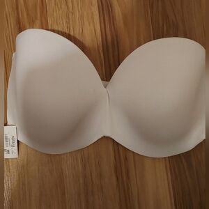 Maidenform Strapless Lift Underwire Bra 40DDD White Convertible Straps NEW READ